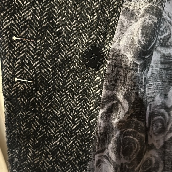 Guess Wool Blend Herringbone Peacoat - XS - Picture 15 of 17